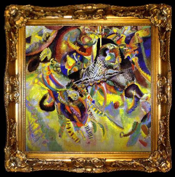 framed  Wassily Kandinsky Fugue, ta009-2